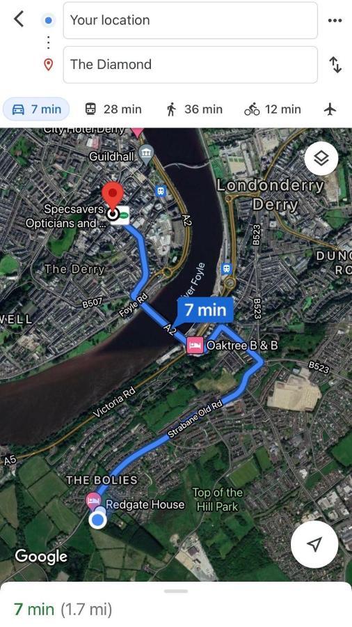 Redgate House Bed & Breakfast Londonderry Εξωτερικό φωτογραφία